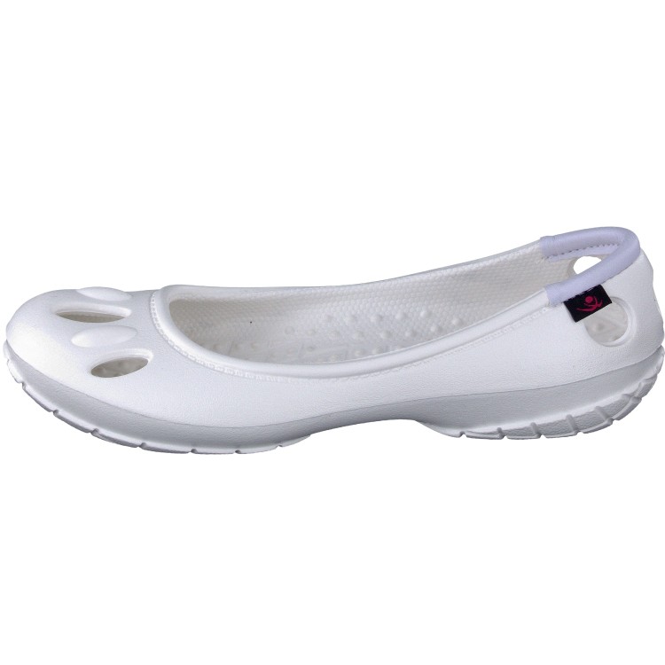 Levně DUX baleríny z materiálu DUFLEX BALERINA - BÍLÁ XL (43)