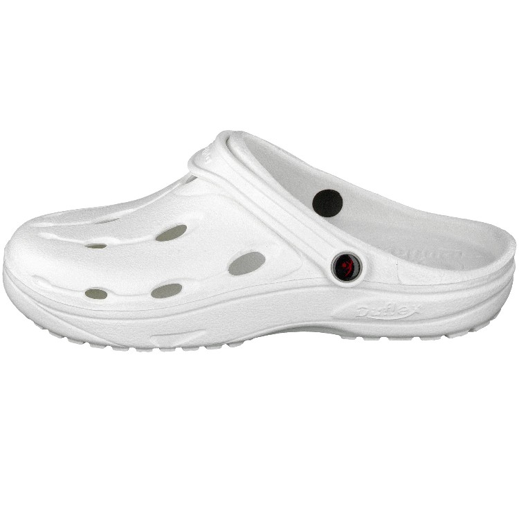 Levně DUX relaxační obuv, boty z materiálu DUFLEX - BÍLÁ XXL (44-45)
