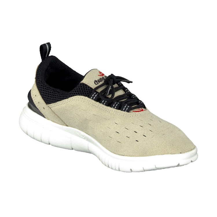 Levně DUX Trainer sneakersky tenisky z materiálu DUFLEX - ŠEDÁ XS (36-37)
