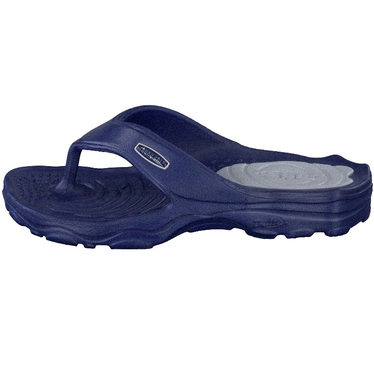 Levně DUX Žabky ZORI z materiálu DUFLEX - NAVY/ŠEDÁ L (41-42)