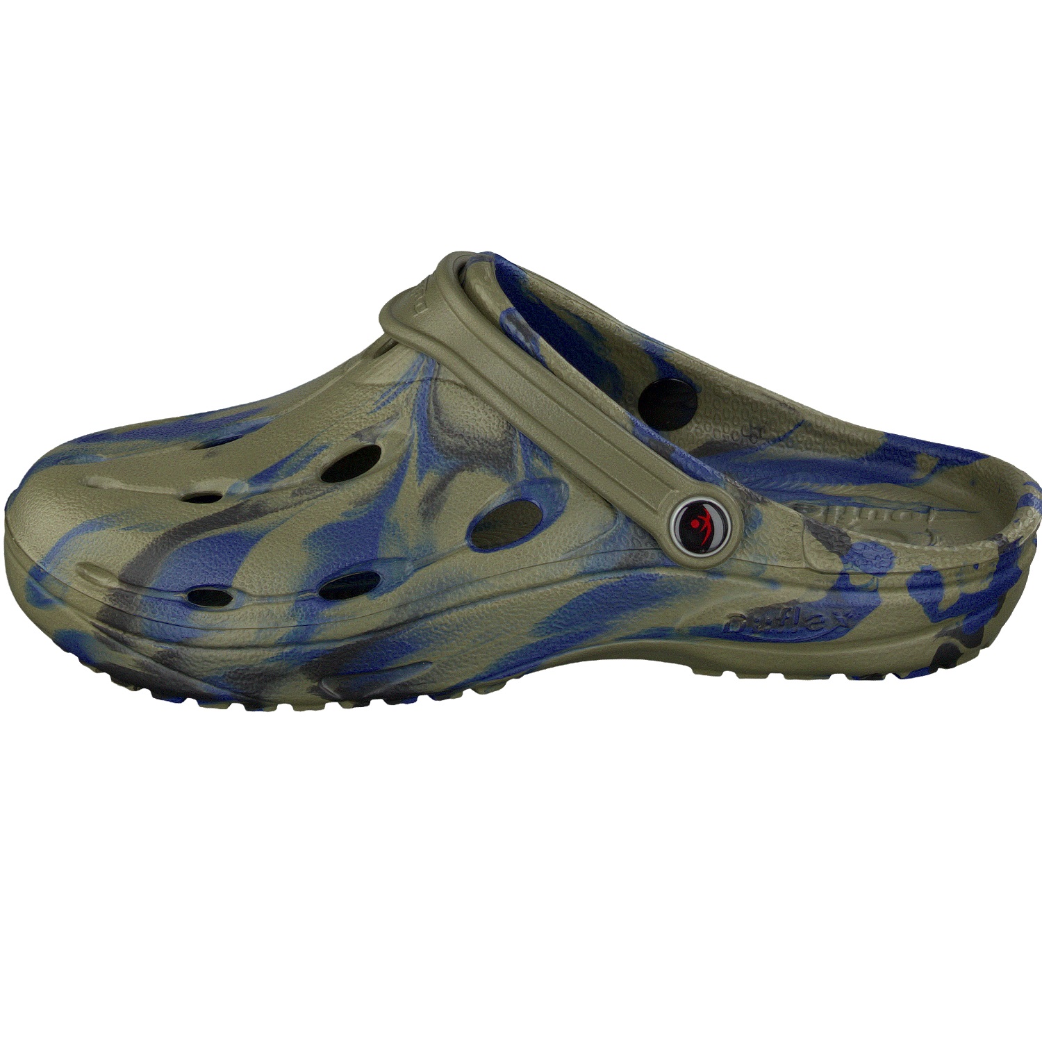 Levně DUX relaxační obuv - KHAKI-NAVY-ČERNÁ S (38)